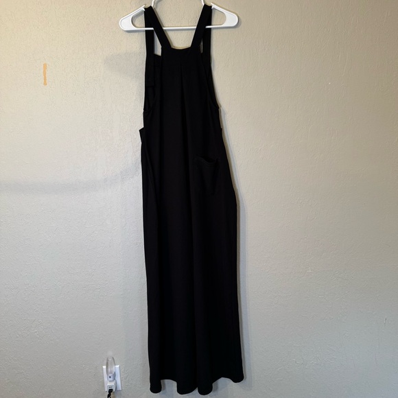 HALARA Black Relaxed Fit Jumpsuit with Wide Straps - Picture 9 of 9